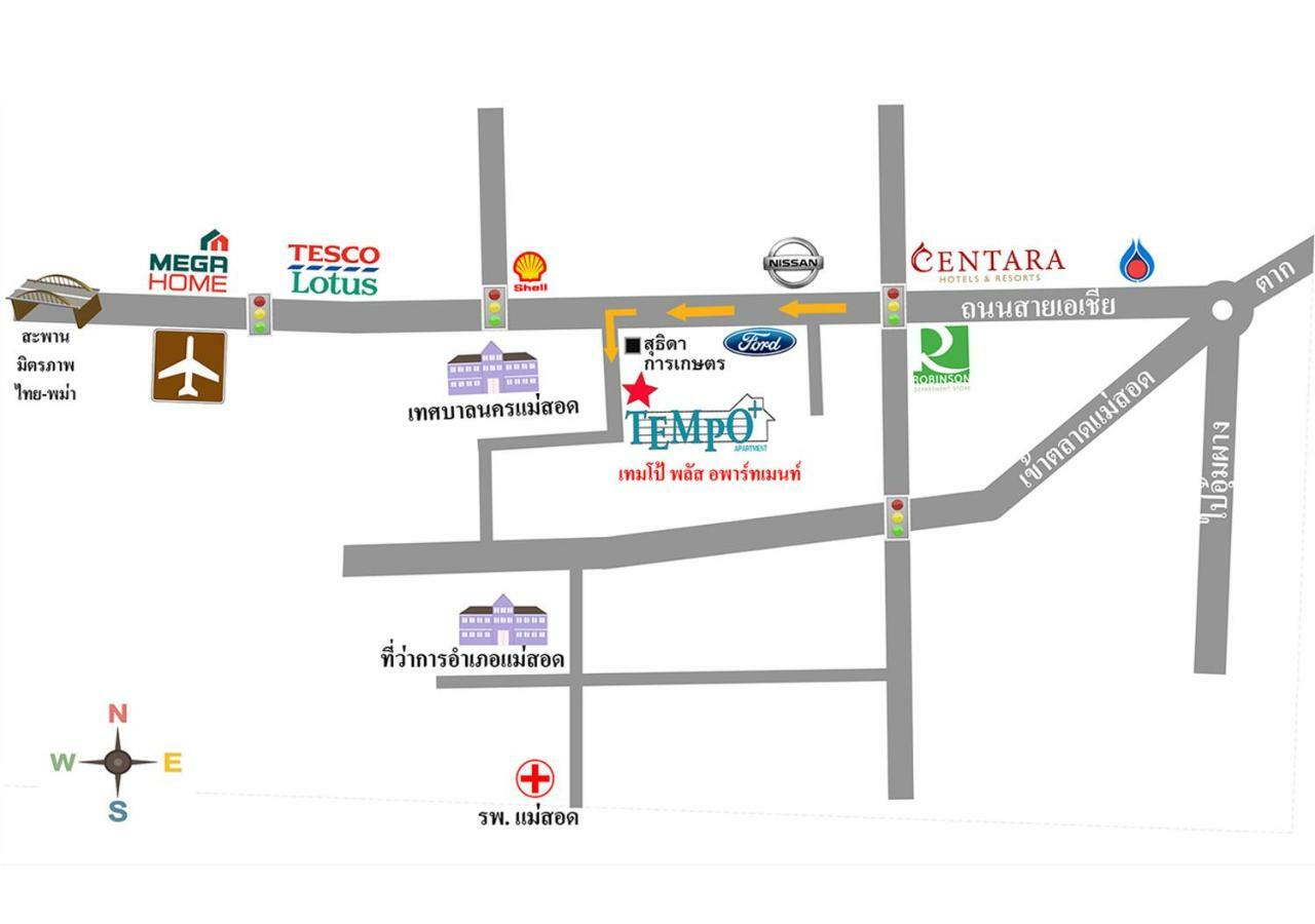 Tempo Plus Apartment Mae Sot Extérieur photo